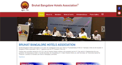 Desktop Screenshot of bangalorehotelsassn.com