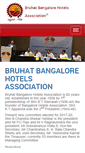 Mobile Screenshot of bangalorehotelsassn.com